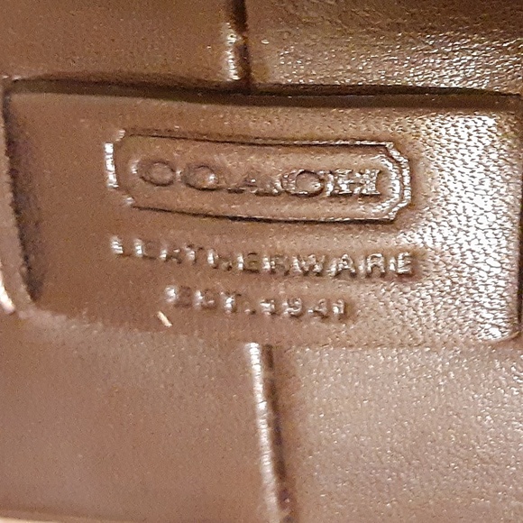 Coach Vintage Signature Wool & Leather Handbag - Picture 16 of 16